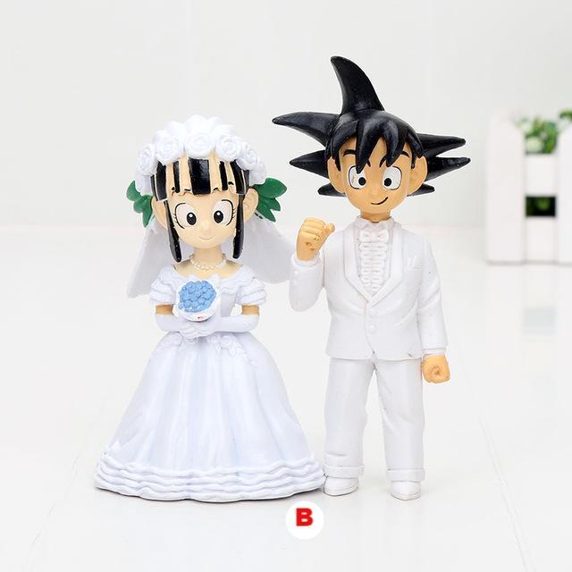 Dragon Ball Z Goku ChiChi Wedding Set PVC Action Figure - Lusy Store