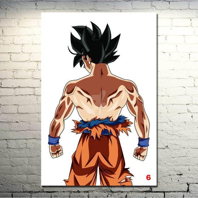 Dragon Ball Z Goku Fighting Japan Anime Art Silk Canvas Poster Wall Pictures - Lusy Store