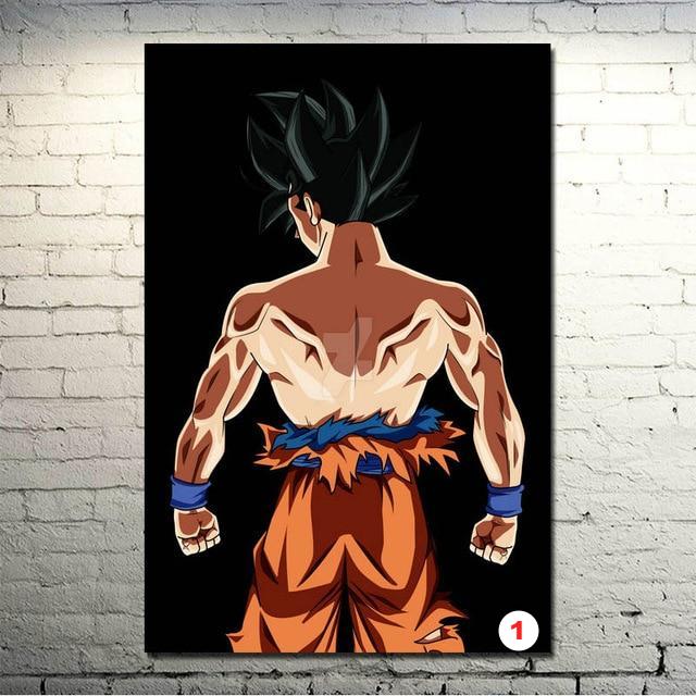 Dragon Ball Z Goku Fighting Japan Anime Art Silk Canvas Poster Wall Pictures - Lusy Store