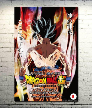 Dragon Ball Z Goku Fighting Japan Anime Art Silk Canvas Poster Wall Pictures - Lusy Store