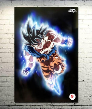 Dragon Ball Z Goku Fighting Japan Anime Art Silk Canvas Poster Wall Pictures - Lusy Store