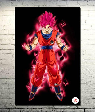 Dragon Ball Z Goku Fighting Japan Anime Art Silk Canvas Poster Wall Pictures - Lusy Store
