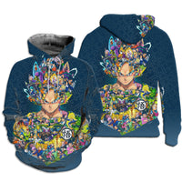 Dragon Ball Z Hoodie Goku Sweatshirt Jacket dbz Hoodie - Lusy Store LLC