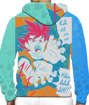 Dragon Ball Z Hoodie Sweatshirt Jacket dbz Goku Hoodie HP40 - Lusy Store LLC