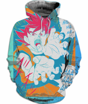 Dragon Ball Z Hoodie Sweatshirt Jacket dbz Goku Hoodie HP40 - Lusy Store LLC