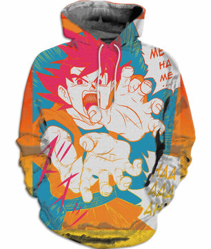 Dragon Ball Z Hoodie Sweatshirt Jacket dbz Goku Hoodie HP40 - Lusy Store LLC