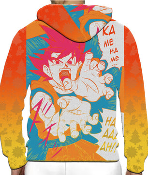 Dragon Ball Z Hoodie Sweatshirt Jacket dbz Goku Hoodie HP40 - Lusy Store LLC