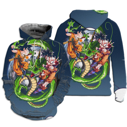 Dragon Ball Z Hoodie Sweatshirt Jacket dbz Goku Hoodie HP41 - Lusy Store LLC