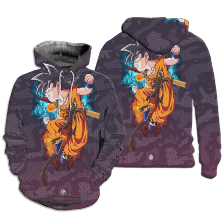 Dragon Ball Z Hoodie Sweatshirt Jacket dbz Goku Hoodie HP42 - Lusy Store LLC