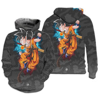 Dragon Ball Z Hoodie Sweatshirt Jacket dbz Goku Hoodie HP42 - Lusy Store LLC