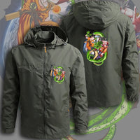 Dragon Ball Z Jacket Goku Field Jacket Waterproof Windbreaker Outerwear - Lusy Store LLC