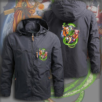 Dragon Ball Z Jacket Goku Field Jacket Waterproof Windbreaker Outerwear - Lusy Store LLC