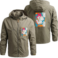 Dragon Ball Z Jacket Goku Field Jacket Waterproof Windbreaker Outerwear - Lusy Store LLC