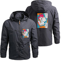 Dragon Ball Z Jacket Goku Field Jacket Waterproof Windbreaker Outerwear - Lusy Store LLC