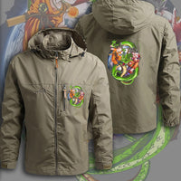 Dragon Ball Z Jacket Goku Field Jacket Waterproof Windbreaker Outerwear - Lusy Store LLC