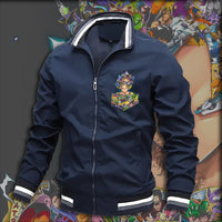 Dragon Ball Z Jacket Stand Collar Windbreaker Mens Sport Jacket Outdoor - Lusy Store LLC