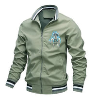 Dragon Ball Z Jacket Stand Collar Windbreaker Mens Sport Jacket Outdoor - Lusy Store LLC