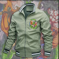 Dragon Ball Z Jacket Stand Collar Windbreaker Mens Sport Jacket Outdoor - Lusy Store LLC