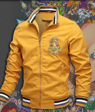 Dragon Ball Z Jacket Stand Collar Windbreaker Mens Sport Jacket Outdoor - Lusy Store LLC