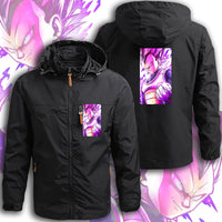 Dragon Ball Z Jacket Vegeta Field Jacket Waterproof Windbreaker Outerwear - Lusy Store LLC