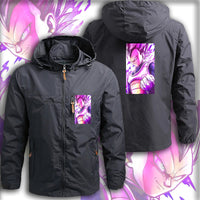 Dragon Ball Z Jacket Vegeta Field Jacket Waterproof Windbreaker Outerwear - Lusy Store LLC