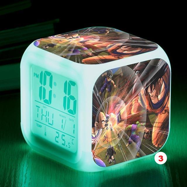 Dragon Ball Z LED Alarm Clock Kid Watch 7 color Flash Night Light Digital Clocks Action Figures - Lusy Store