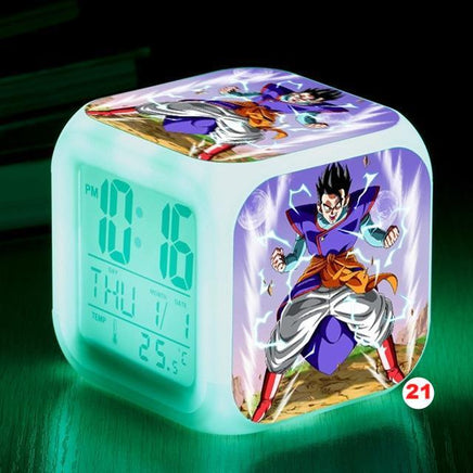 Dragon Ball Z LED Alarm Clock Kid Watch 7 color Flash Night Light Digital Clocks Action Figures - Lusy Store