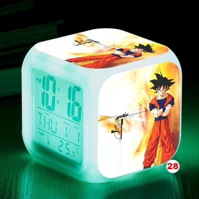 Dragon Ball Z LED Alarm Clock Kid Watch 7 color Flash Night Light Digital Clocks Action Figures - Lusy Store