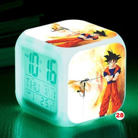 Dragon Ball Z LED Alarm Clock Kid Watch 7 color Flash Night Light Digital Clocks Action Figures - Lusy Store