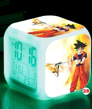 Dragon Ball Z LED Alarm Clock Kid Watch 7 color Flash Night Light Digital Clocks Action Figures - Lusy Store