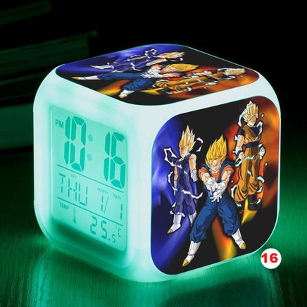 Dragon Ball Z LED Alarm Clock Kid Watch 7 color Flash Night Light Digital Clocks Action Figures - Lusy Store