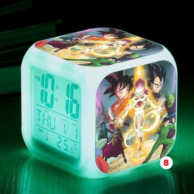 Dragon Ball Z LED Alarm Clock Kid Watch 7 color Flash Night Light Digital Clocks Action Figures - Lusy Store