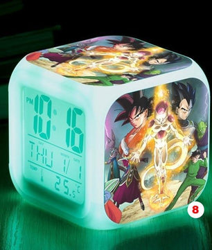 Dragon Ball Z LED Alarm Clock Kid Watch 7 color Flash Night Light Digital Clocks Action Figures - Lusy Store