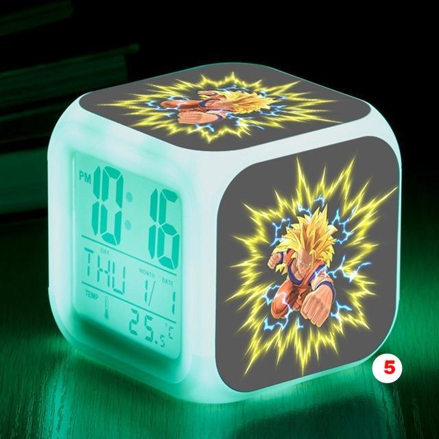 Dragon Ball Z LED Alarm Clock Kid Watch 7 color Flash Night Light Digital Clocks Action Figures - Lusy Store