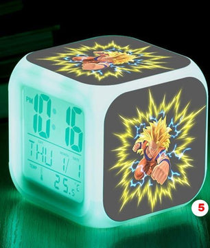 Dragon Ball Z LED Alarm Clock Kid Watch 7 color Flash Night Light Digital Clocks Action Figures - Lusy Store