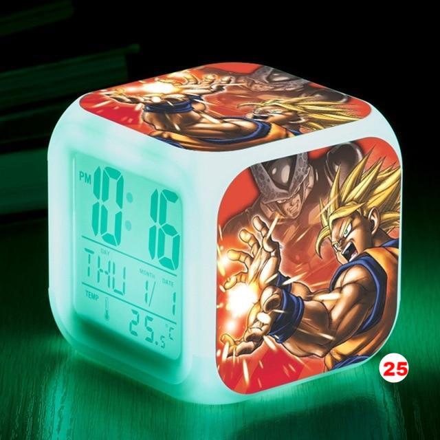Dragon Ball Z LED Alarm Clock Kid Watch 7 color Flash Night Light Digital Clocks Action Figures - Lusy Store