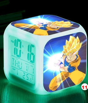 Dragon Ball Z LED Alarm Clock Kid Watch 7 color Flash Night Light Digital Clocks Action Figures - Lusy Store