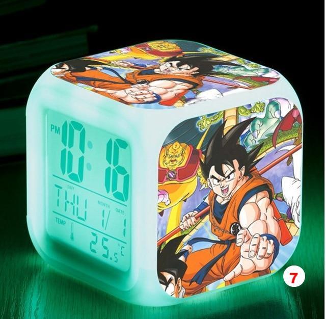 Dragon Ball Z LED Alarm Clock Kid Watch 7 color Flash Night Light Digital Clocks Action Figures - Lusy Store
