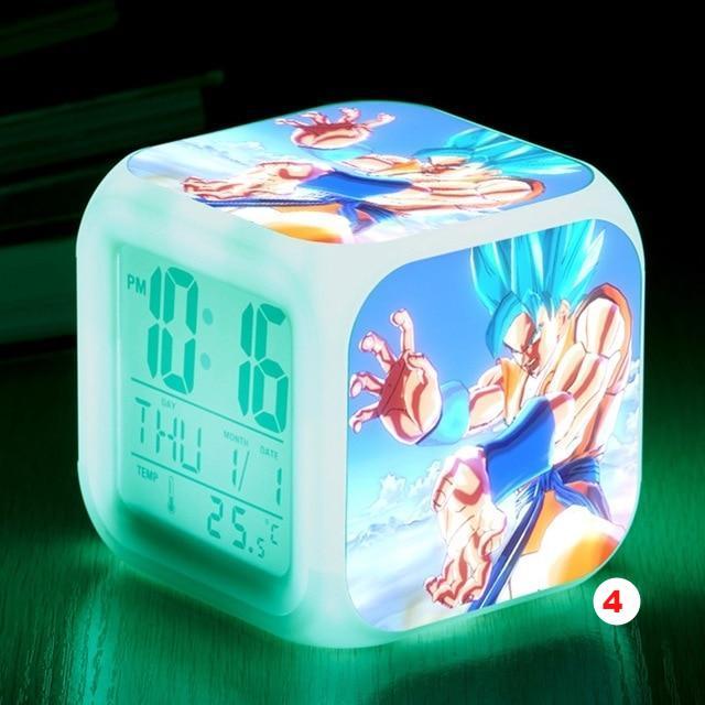 Dragon Ball Z LED Alarm Clock Kid Watch 7 color Flash Night Light Digital Clocks Action Figures - Lusy Store