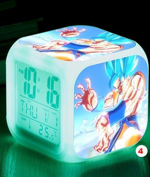 Dragon Ball Z LED Alarm Clock Kid Watch 7 color Flash Night Light Digital Clocks Action Figures - Lusy Store