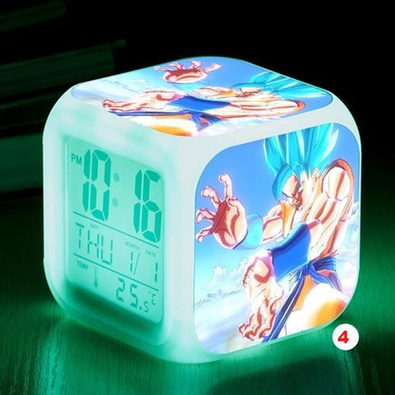 Dragon Ball Z LED Alarm Clock Kid Watch 7 color Flash Night Light Digital Clocks Action Figures - Lusy Store