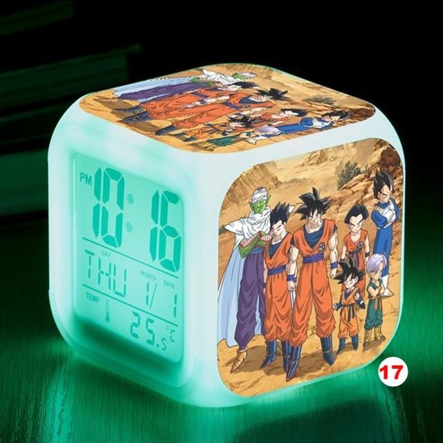 Dragon Ball Z LED Alarm Clock Kid Watch 7 color Flash Night Light Digital Clocks Action Figures - Lusy Store