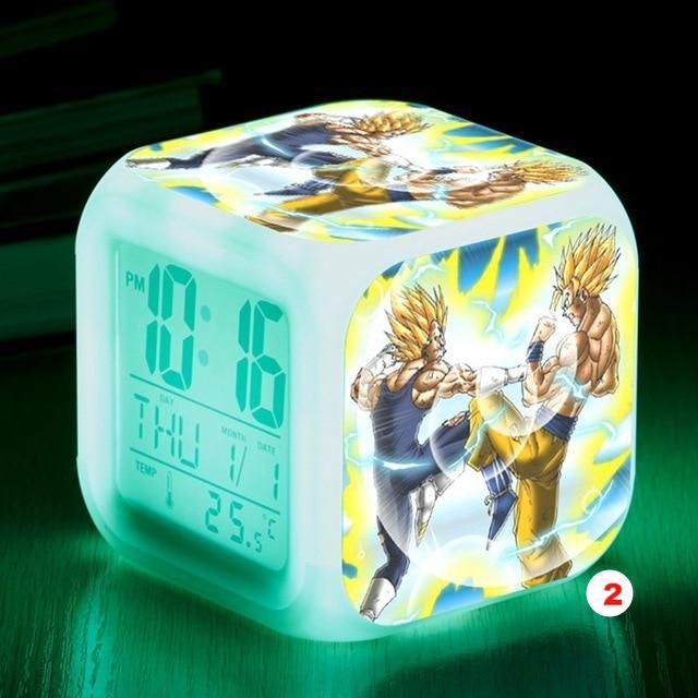 Dragon Ball Z LED Alarm Clock Kid Watch 7 color Flash Night Light Digital Clocks Action Figures - Lusy Store