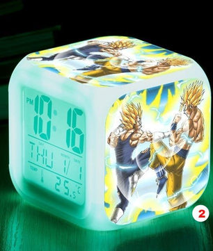 Dragon Ball Z LED Alarm Clock Kid Watch 7 color Flash Night Light Digital Clocks Action Figures - Lusy Store