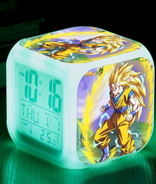 Dragon Ball Z LED Alarm Clock Kid Watch 7 color Flash Night Light Digital Clocks Action Figures - Lusy Store