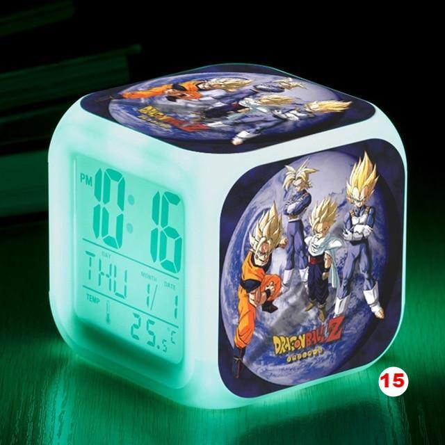 Dragon Ball Z LED Alarm Clock Kid Watch 7 color Flash Night Light Digital Clocks Action Figures - Lusy Store