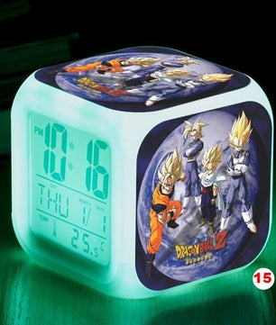 Dragon Ball Z LED Alarm Clock Kid Watch 7 color Flash Night Light Digital Clocks Action Figures - Lusy Store