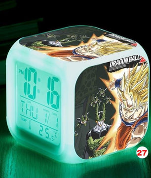 Dragon Ball Z LED Alarm Clock Kid Watch 7 color Flash Night Light Digital Clocks Action Figures - Lusy Store
