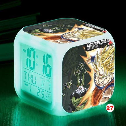 Dragon Ball Z LED Alarm Clock Kid Watch 7 color Flash Night Light Digital Clocks Action Figures - Lusy Store