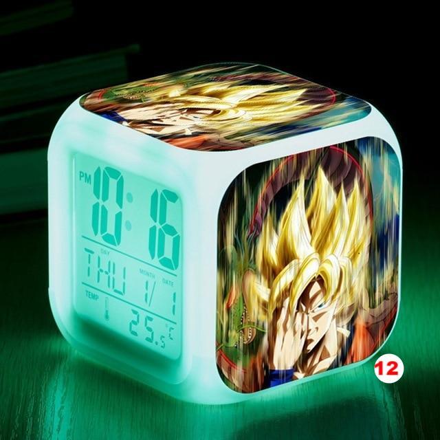 Dragon Ball Z LED Alarm Clock Kid Watch 7 color Flash Night Light Digital Clocks Action Figures - Lusy Store